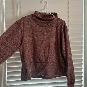 lululemon athletica Burgundy Cowl Neck Sweater